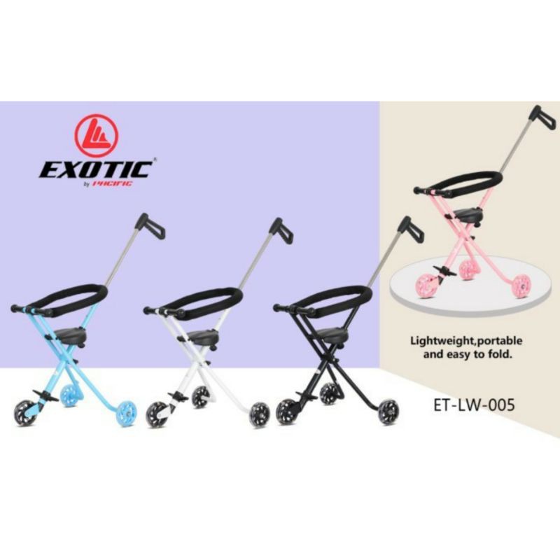 KERETA STROLLER TIGA RODA EXOTIC LW 005 KHUSUS GRAB/GOJEK