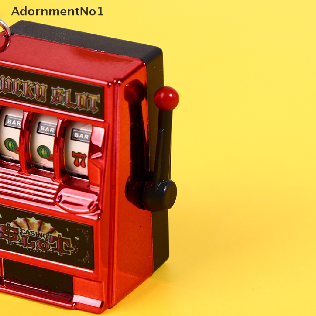 [AdornmentNo1] Creative Mini Slot Machine Keychain Jingle Car Keychains for Children Party Gift [new]