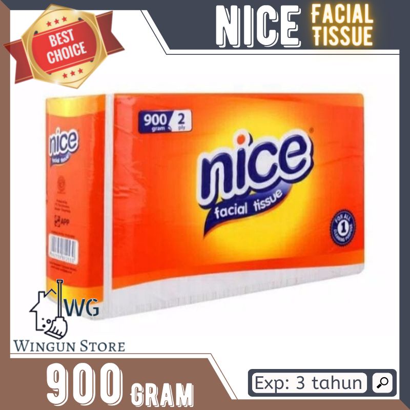 Nice facial tissue 900 gram tisu wajah nice orange 900 gr 2ply besar