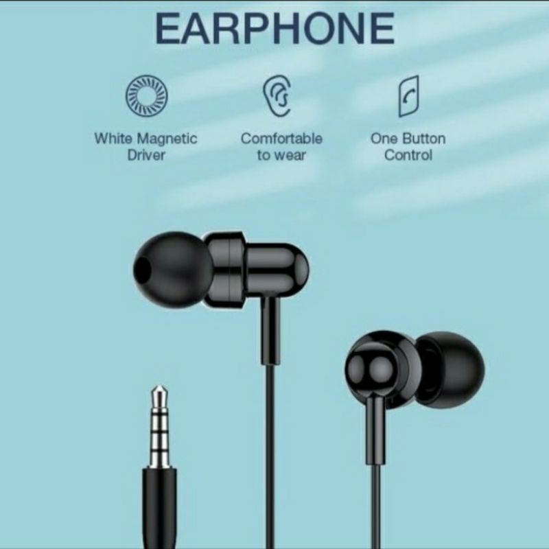 Headset earphone ROBOT RE20 +mic high definition sound quality bass