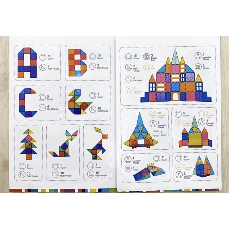 magnetic tiles 120pcs  READY stok  magnatile connetix alike- balok magnet - hadiah anak cowok