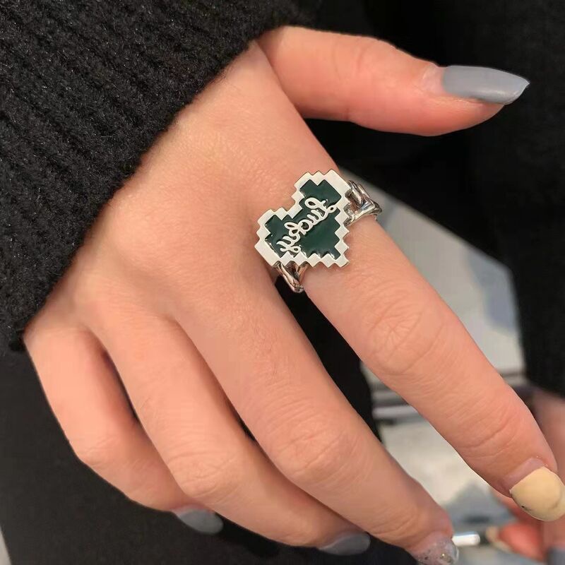 Cincin Model Terbuka Dapat Disesuaikan Gaya Vintage Elegan Untuk Wanita