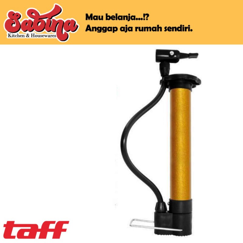 TaffSPORT Pompa Angin Ban Sepeda Tier Air Pump - PM002 Gold