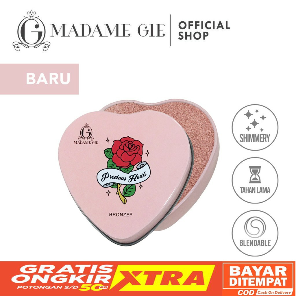 ✔️ TERMURAH ❤ Madame Gie Precious Heart Bronzer | MakeUp Bronzer Madame Gie