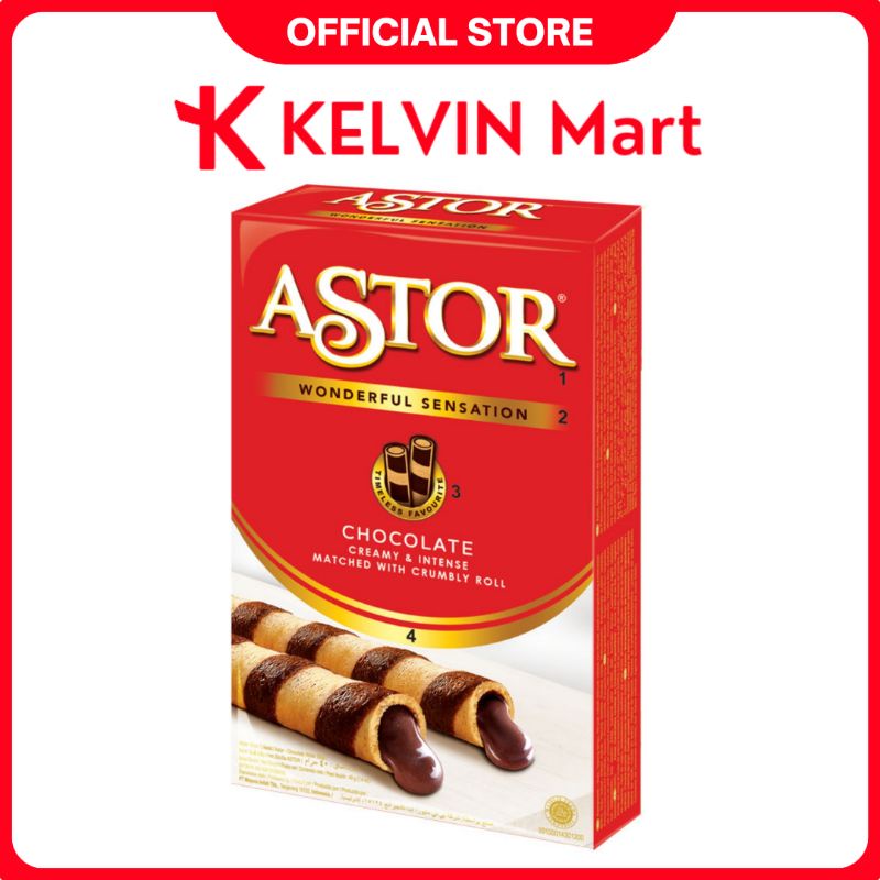 

Astor Wafer Stick Chocolate Cokelat Box 40g | KELVIN Mart