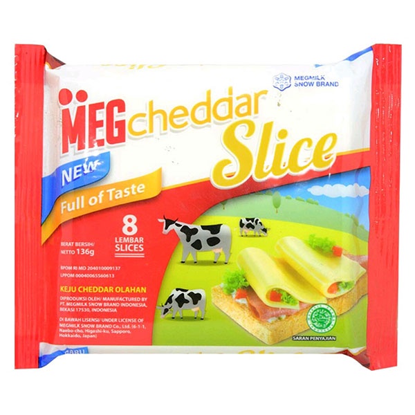 

MEG CHEDDAR CHEESE SLICE 8 PCS