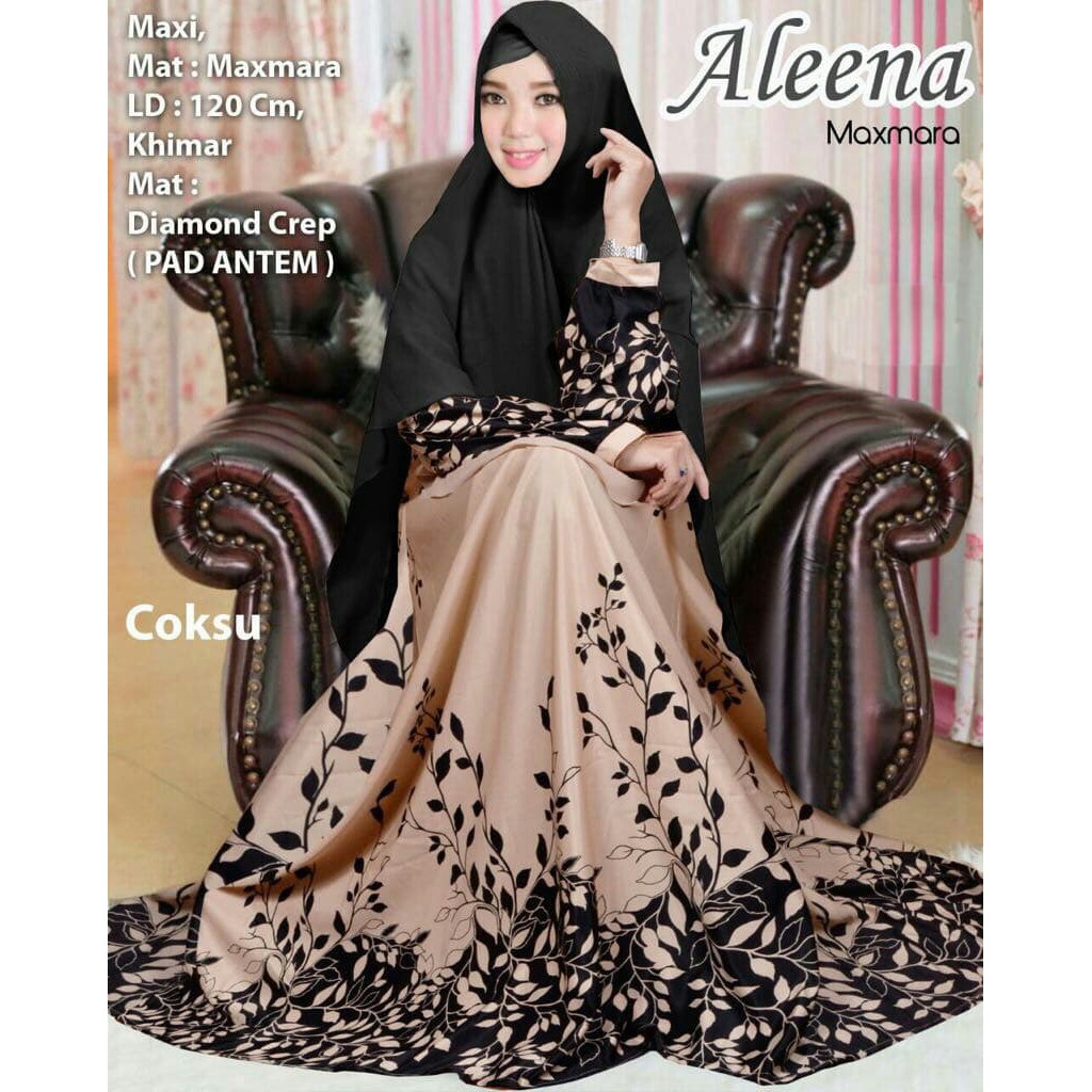 READY 120887 ALEENA GAMIS JUMBO CHOCO TERMURAH