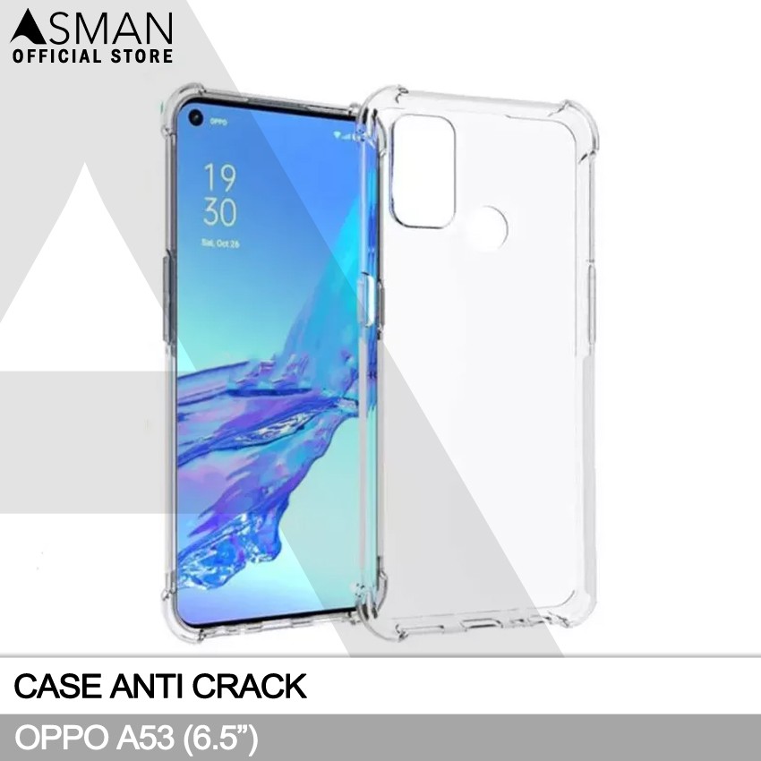 Anti Crack OPPO A53 (6.5&quot;) | Softcase Anti Bentur - Clear