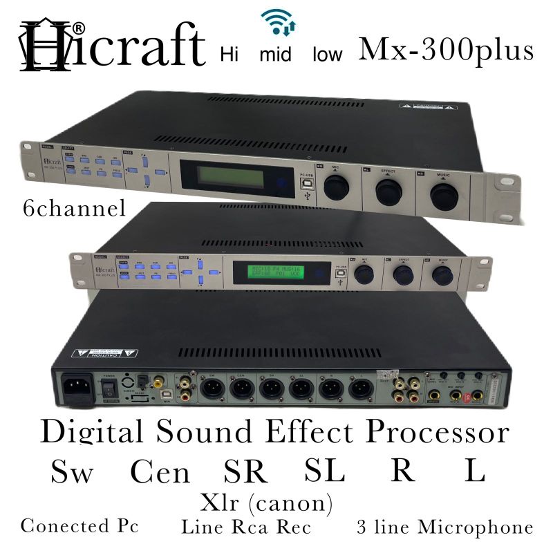 Dsp Core Procesor Musik Sound Hicraft MX 300 Plus 6 Channel Perfect