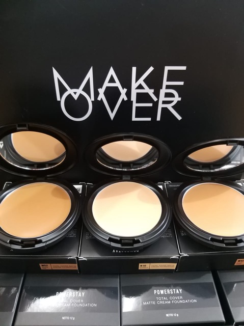 MAKE OVER POWERSTAY TOTAL COVER MATTE CREAM FOUNDATION 12 Gr @MJ