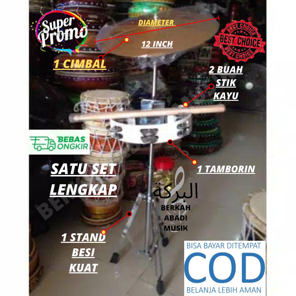 Markis marawis simbal marawis cymbal marawis stand Cimbal satu set Simbal satu set Cymbal 1 set