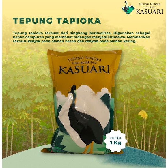 

Cuci Gudang Awal Tahun Tepung tapioka cap Burung Kasuari 1 kg Cuci Gudang Awal Tahun