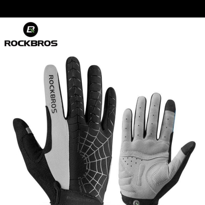 ROCKBROS sarung tangan bersepeda spider full finger sepeda S-109