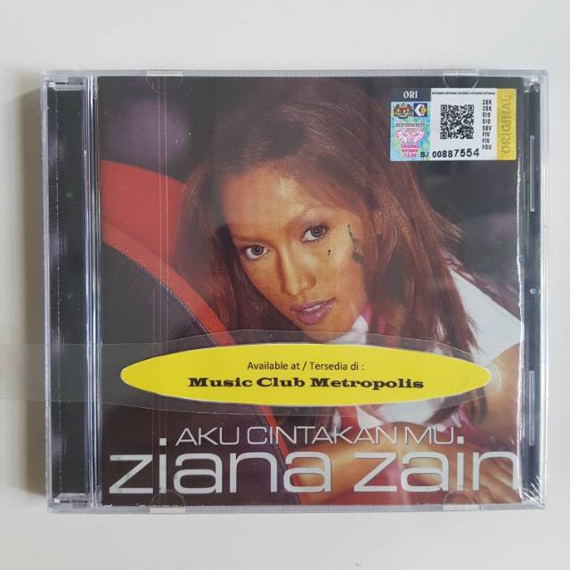 CD ZIANA ZAIN - AKU CINTAKAN MU 2001 IMPORTED MALAYSIA