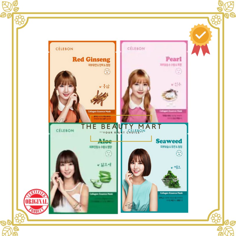 [BPOM] Celebon Collagen Essence Mask | Sheet Mask Korea