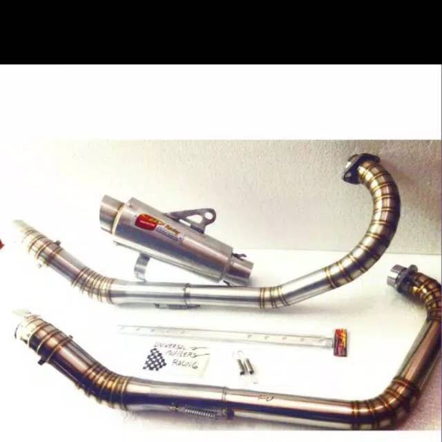 Knalpot cld monster dngan leher fullcacing for satria fu. Vixion. Tiger. Dll ada