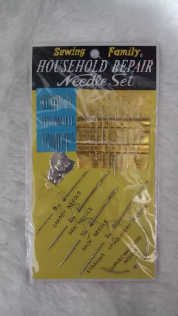 Jarum jahit tangan set lengkap
