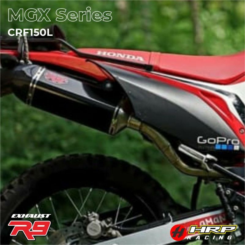 Knalpot R9 Honda CRF150 type MGX series