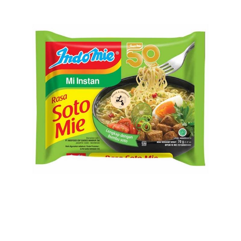 

Indomie Rasa Soto Mie Mie Instan Rasa Soto Mie 70 gr