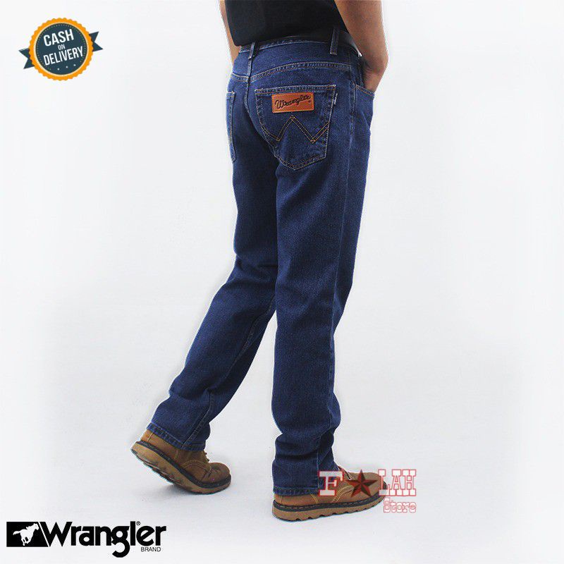 WANGLER Celana Jeans Pria Panjang  Standar Reguler Original cowok