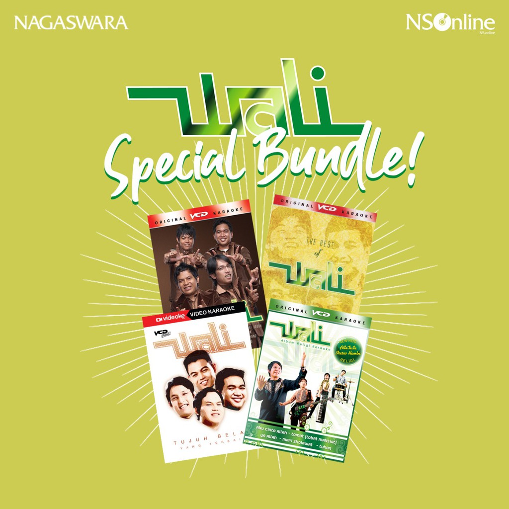 Special Bundle - VCD Karaoke WALI  Album Original
