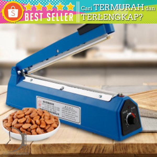 Cikuso Sealer Elektrik Plastik Pembungkus Makanan Heat Sealing Bag 400W - SF-300 - Blue