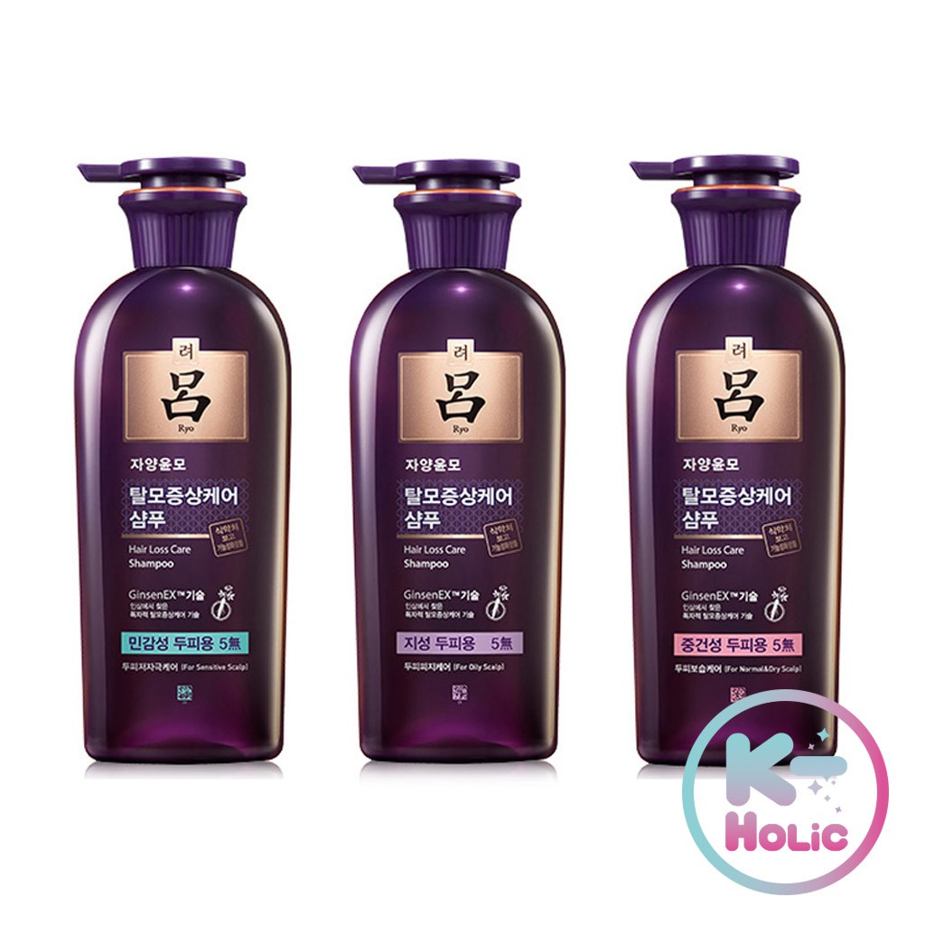 Ryo Hair Loss Care Shampoo 400ml Sensitive Dry Oily Shopee