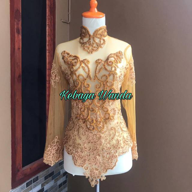 Kebaya Akad Atasan Full Payet / Kebaya Pengantin / Kebaya Korneli / kebaya Wedding