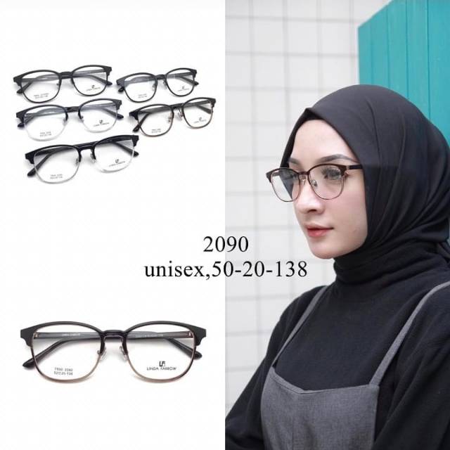 Frame kacamata korea 2090 unisex kacamata fashion