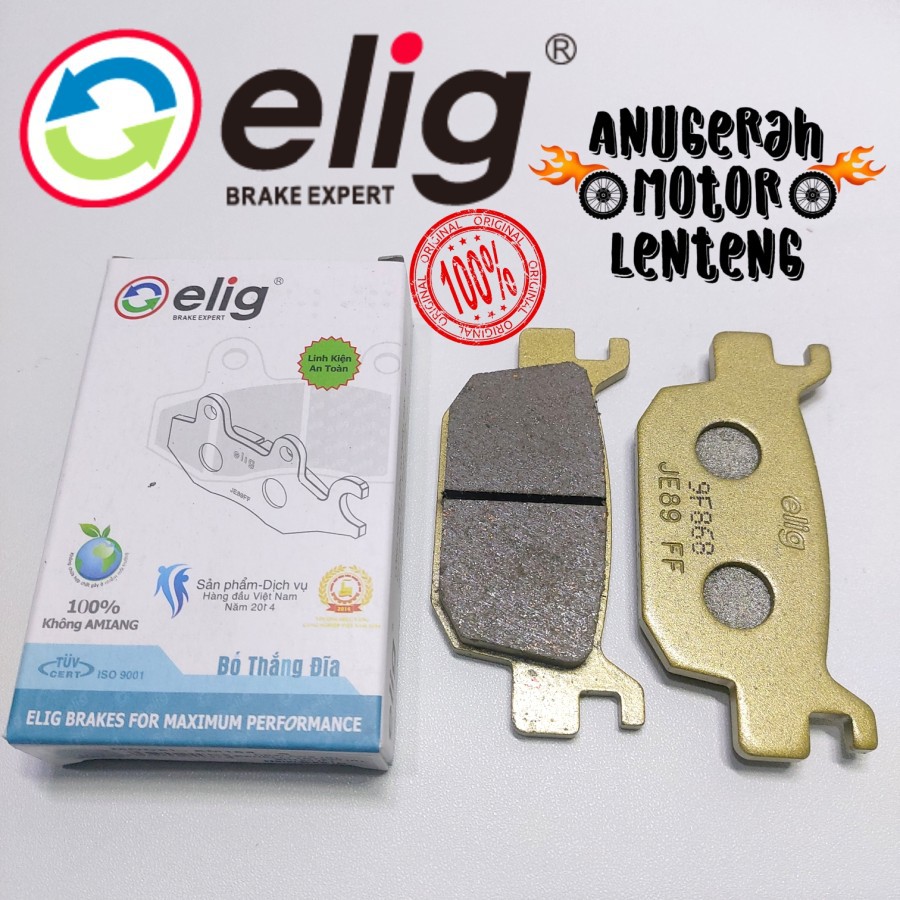 Kampas Rem Belakang Brake pad Elig PCX 150 Lokal Forza ADV 150 TNT 250