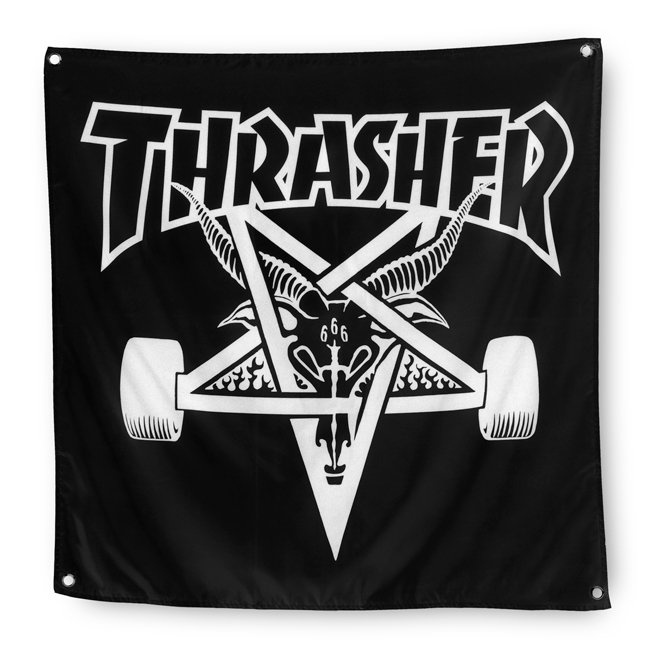 BENDERA THRASHER - SKATEGOAT BANNER