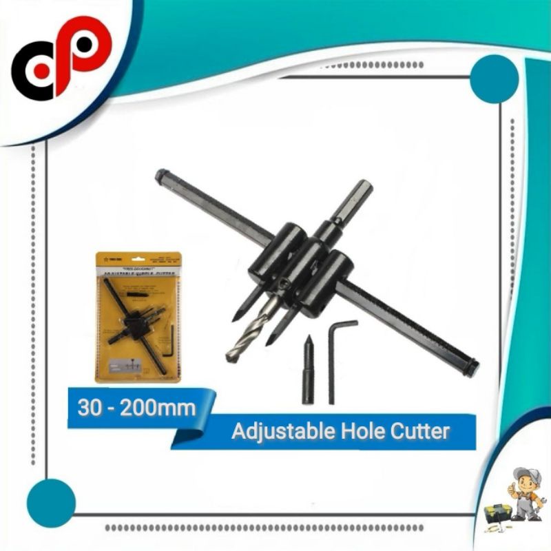 

Adjustable Hole Cutter 30 - 200 MM