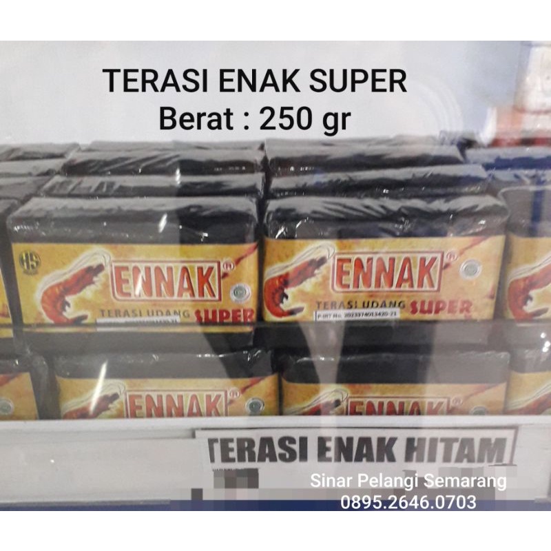 

TRASI/TERASI UDANG ENAK SUPER 250gr