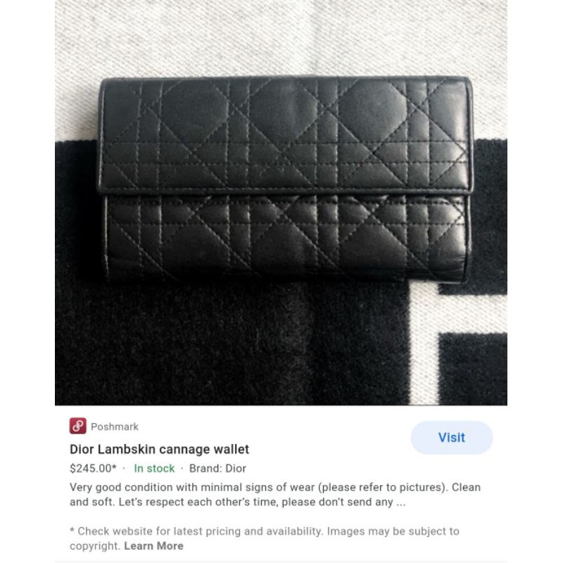 Christian Di0r wallet - dior dompet