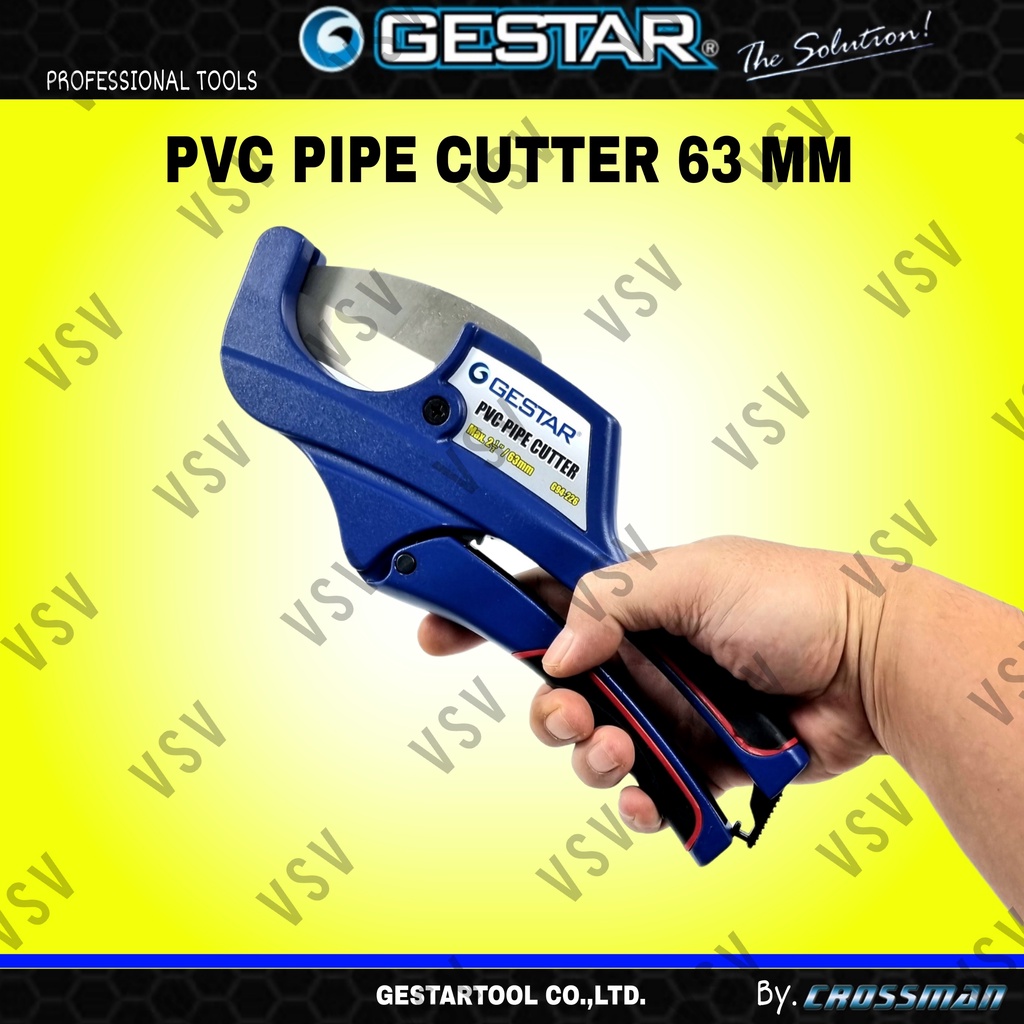 GESTAR PVC pipe cutter 63mm / Gunting pipa PVC / Pemotong pipa