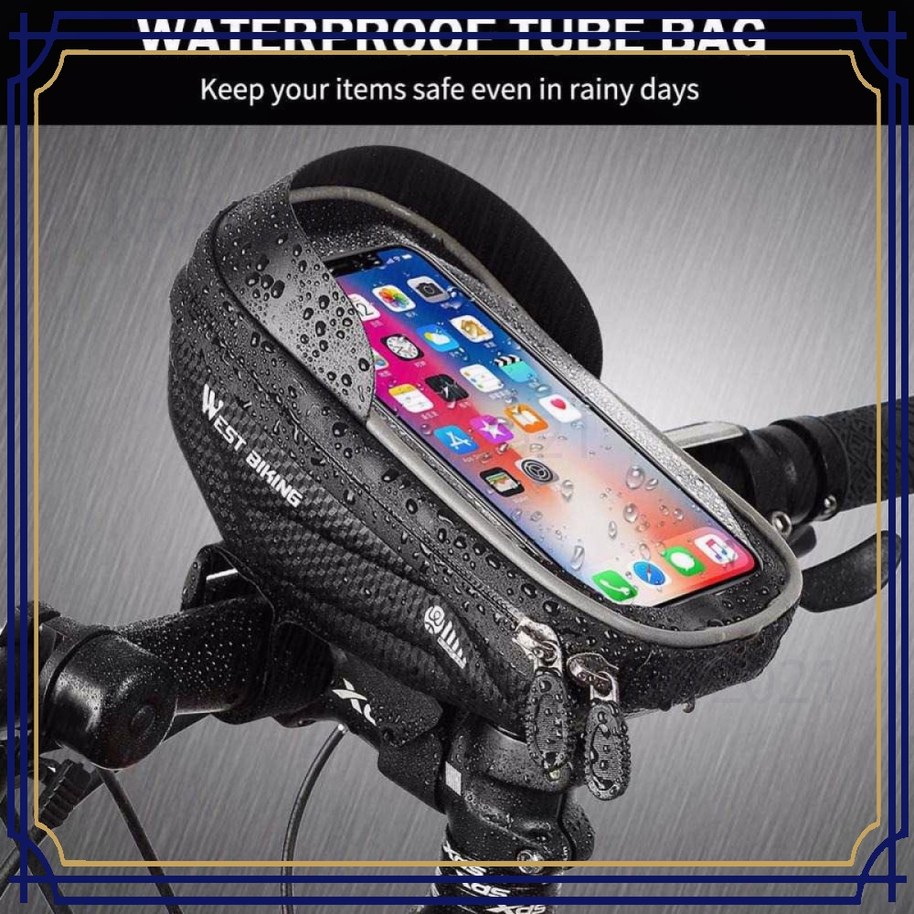 Tas Sepeda Waterproof Smartphone 6.5 Inch