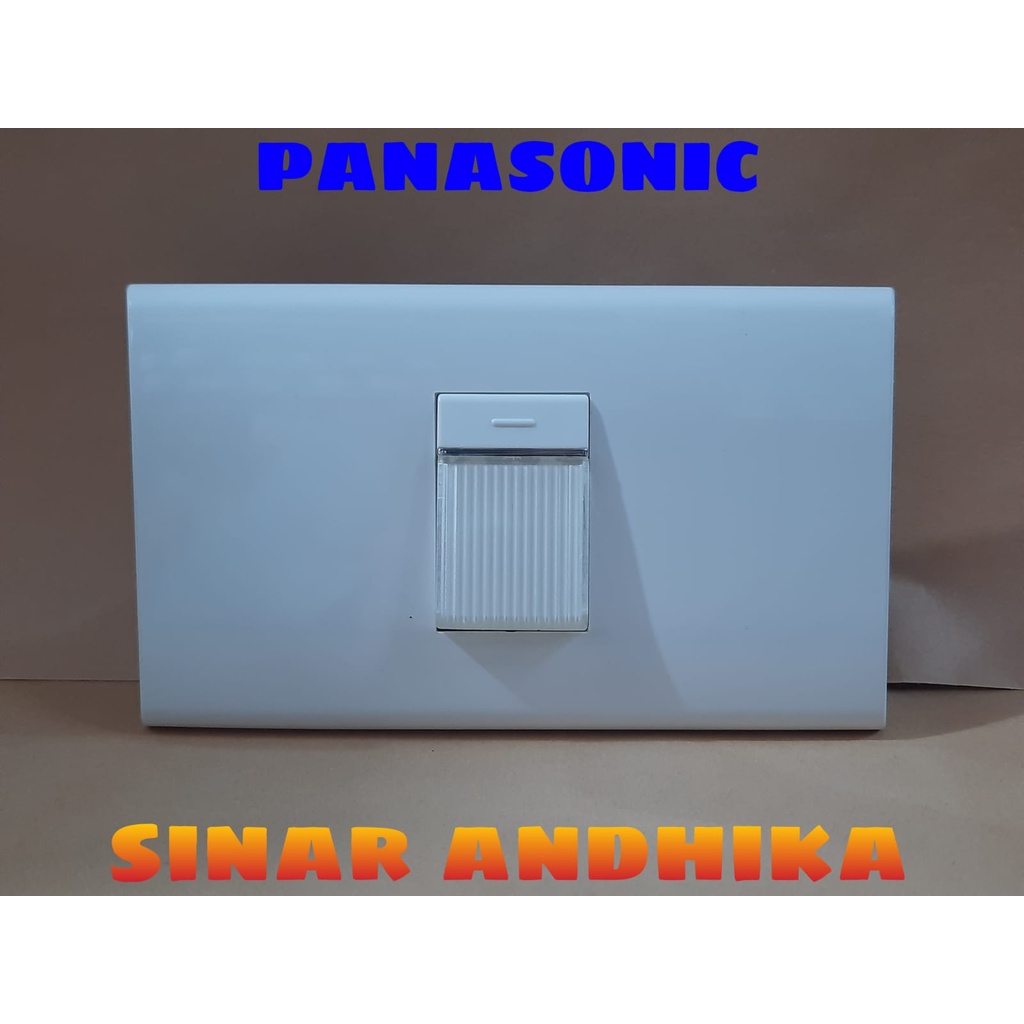 Saklar Single Panasonic Kecil Putih Type A Mode Wehj6801+Wehj5531