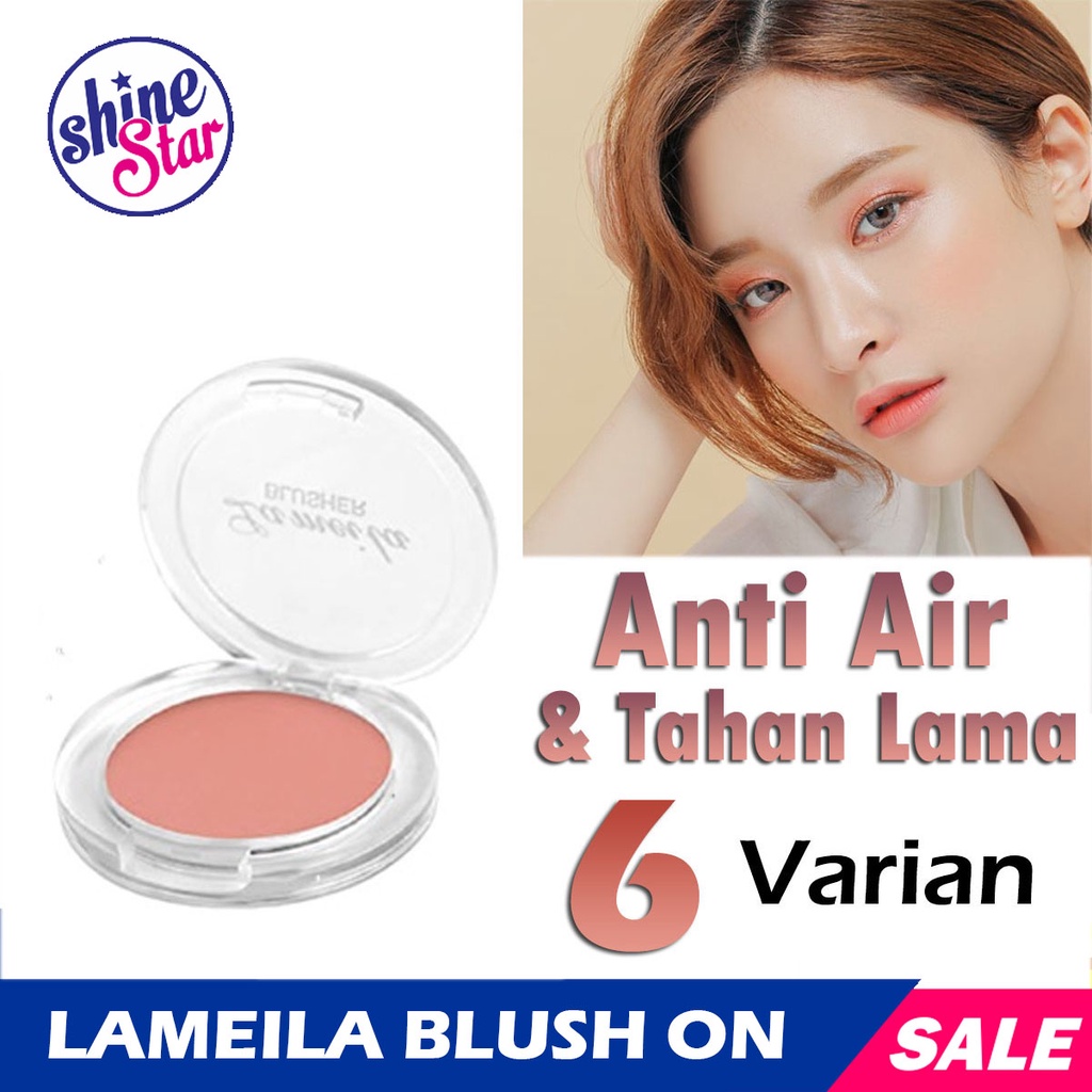 SHINE STAR - BEDAK LAMEILA BLUSHER BLUSH ON MAKEUP KOREA WATERPROOF PALETTE MATE ANTI AIR DAN TAHAN LAMA