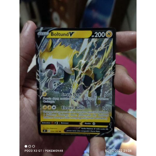 kartu pokemon bahasa Indonesia boltund v rr