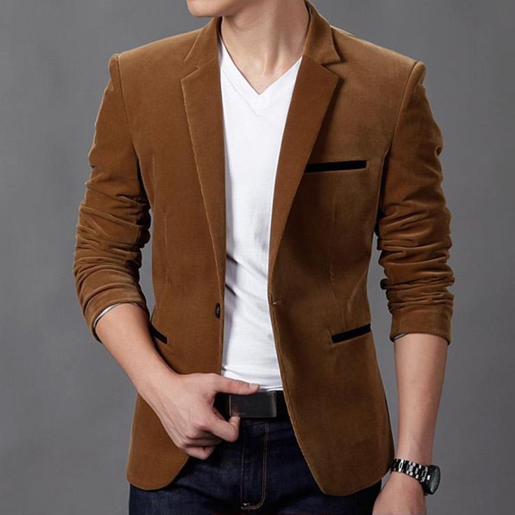 jas pria jas formal coklat