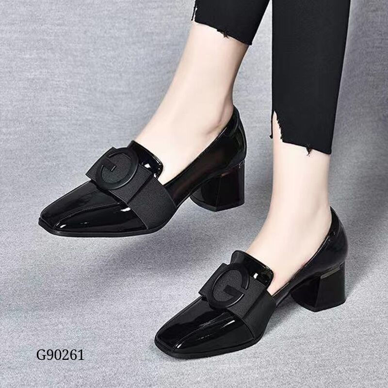 High Block Slop Shoes Korea G90261