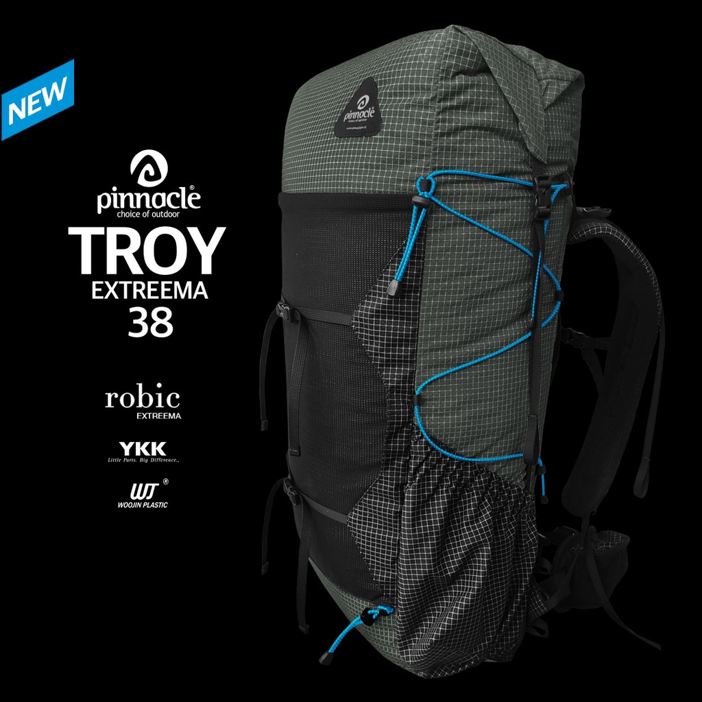 Backpack Pinnacle Troy Extreema 38L - Dark Grey