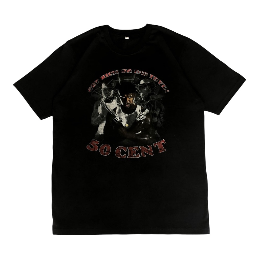 Kaos Vintage Bootleg 50 Cent | Kaos Bootleg | Vintage T Shirt | Rap Tee