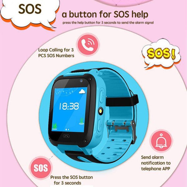 Lumin W19 Kids Watch Smart jam Tangan Anak Bluetooth LBS GSM