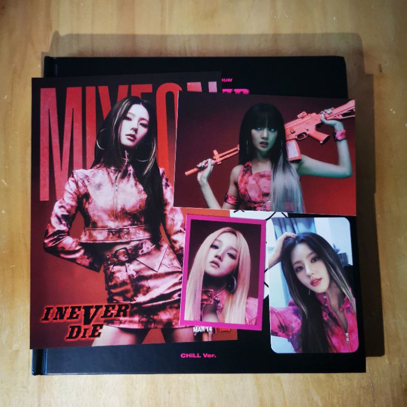 (G)I-DLE I Never Die Album Fullset Chill Ver Pc Miyeon Postcard Miyeon Minnie card Yuqi