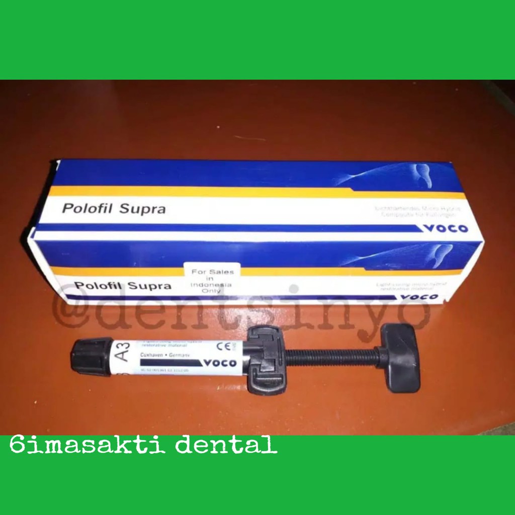 

DENTAL COMPOSITE POLOFIL SUPRA VOCO BAHAN TAMBAL