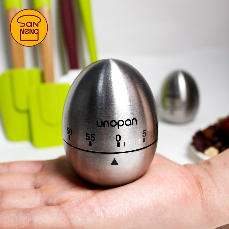 Unopan stainless mechanical kitchen timer UN00202/ alarm dapur mekanik