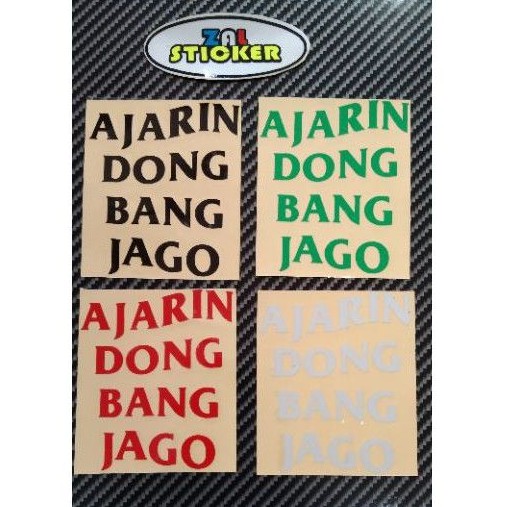 

sticker ajarin bang jago sticker cutting