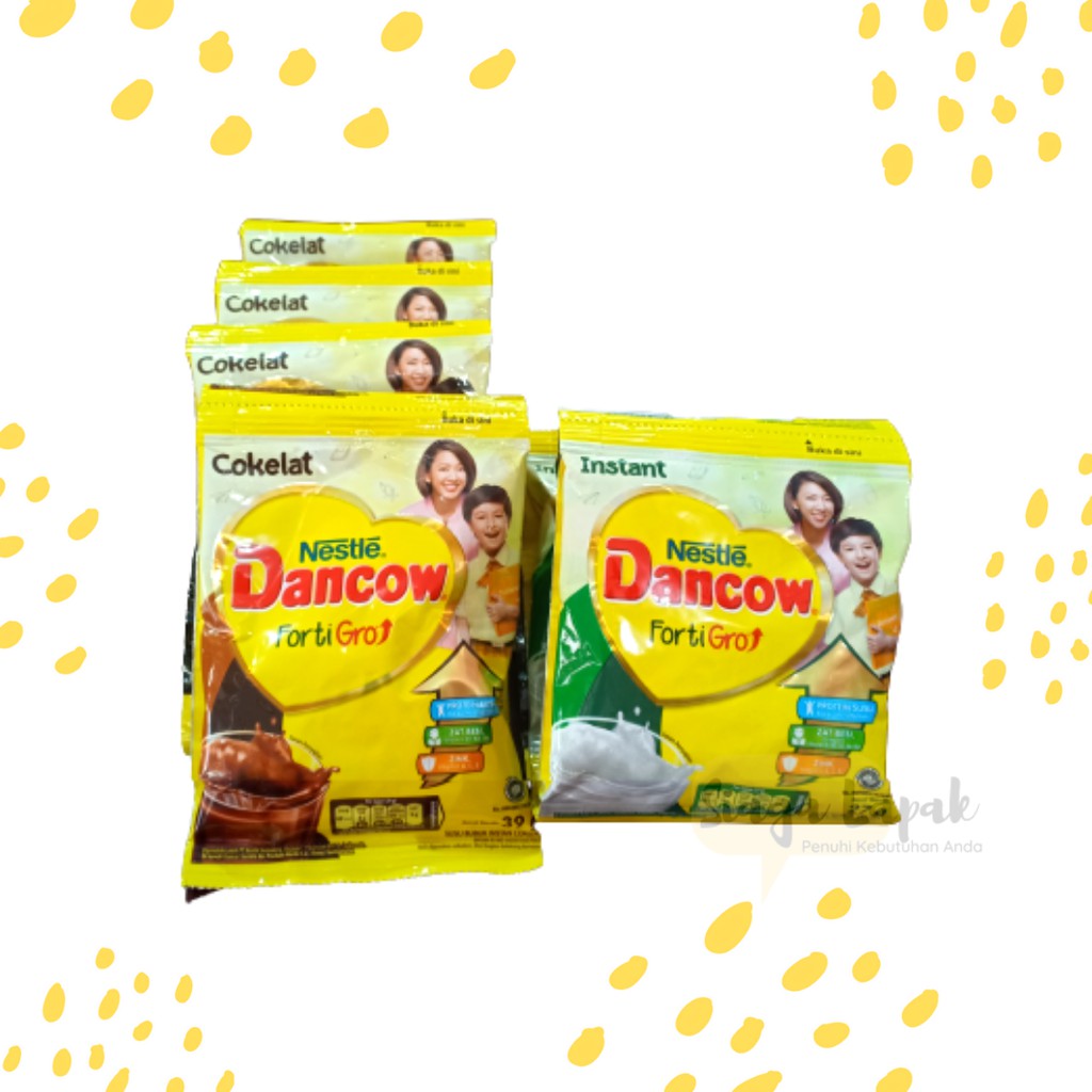 Dancow Fortigro Sachet Renteng - Vanila Coklat