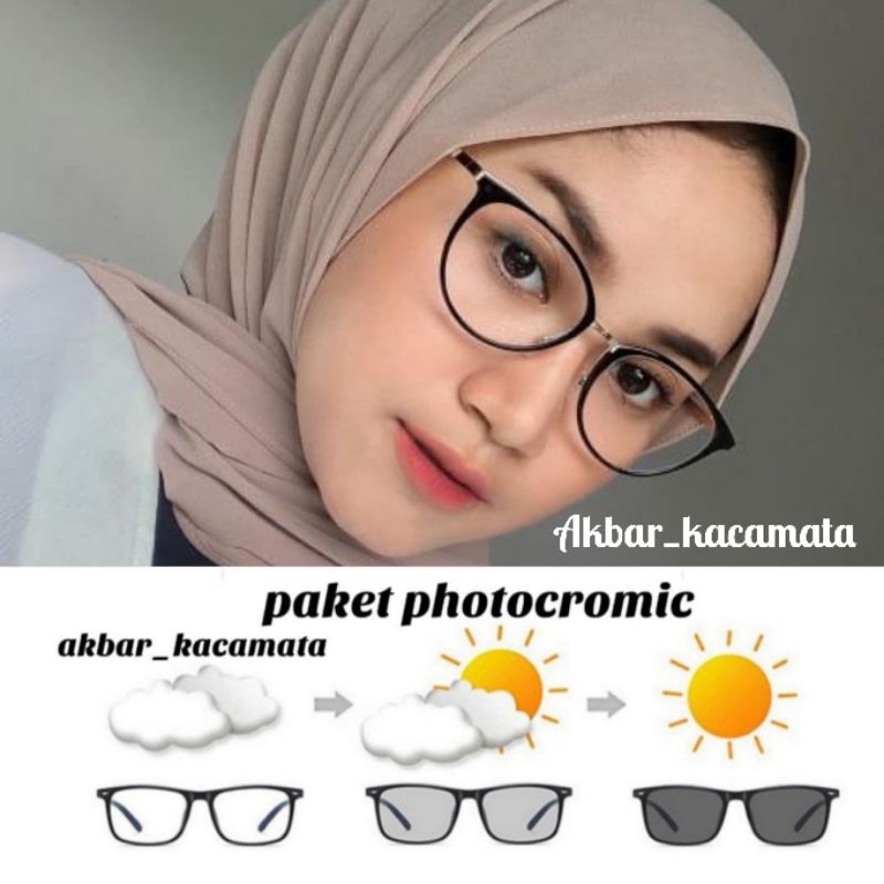 KACAMATA1770 POTOCROMIC kacamata wanita